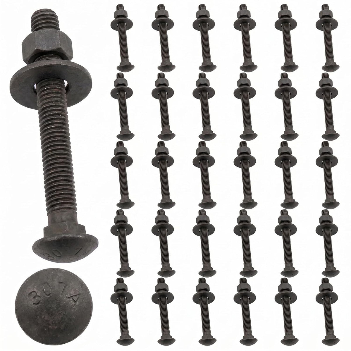 therwen 30 pack 1/2" x 4" black ceramic, main product view