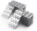 4"x2" pronged truss plates with 8mm nail teeth, main product view