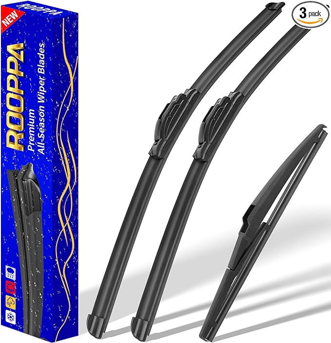 3 wipers Replacement for 2012-2017 Toyota Prius V, Windshield Wiper Blades by ROOPPA