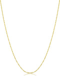 womens chain elegant rope - 10k gold rope, main product view