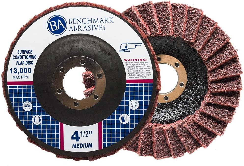 benchmark abrasives 4-1/2" x 7/8" surface conditioning type, main product view