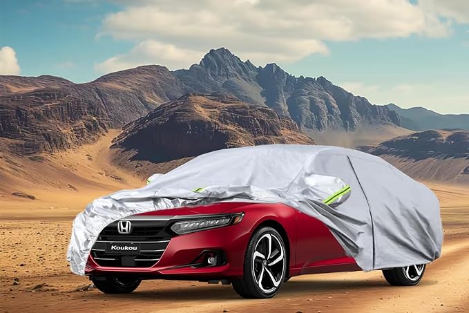 KouKou Full Exterior Covers 100% Waterproof, Universal Fit Toyota Camry Honda - Image 7