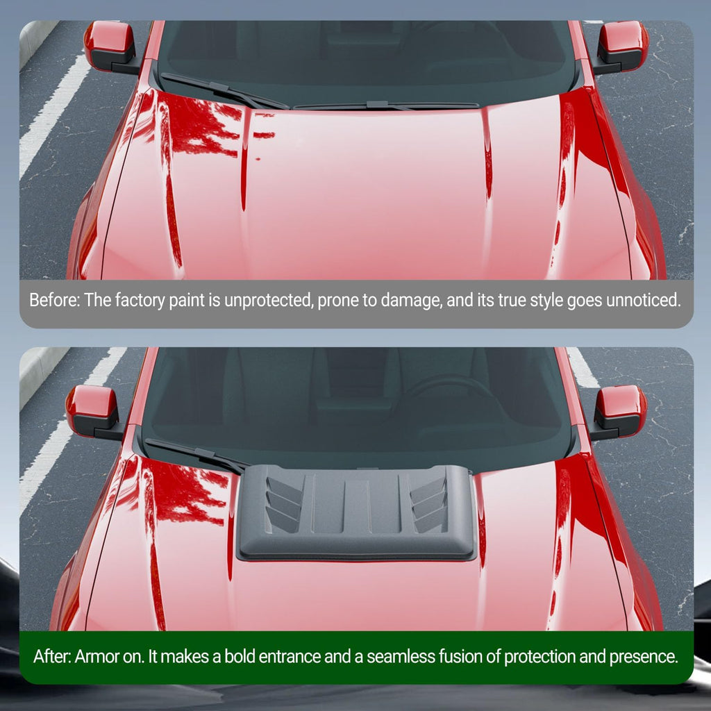 xipoqix Hood Scoop Compatible with 2022-2025 Ford Maverick Bonnet Scoop Bonnet Vent Cover Trim Replacement for 2022-2025 Ford Maverick Accessories