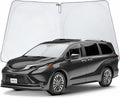 CLIM ART Windshield Sun Shade for Toyota Sienna 2021-2026, Custom-Fit Foldable Car Sunshade, Vehicle Sun Protector, Front Auto Windshield Cover, Car Accessories - WS8009