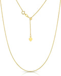 floreo 10k yellow gold or white gold adjustable, main product view