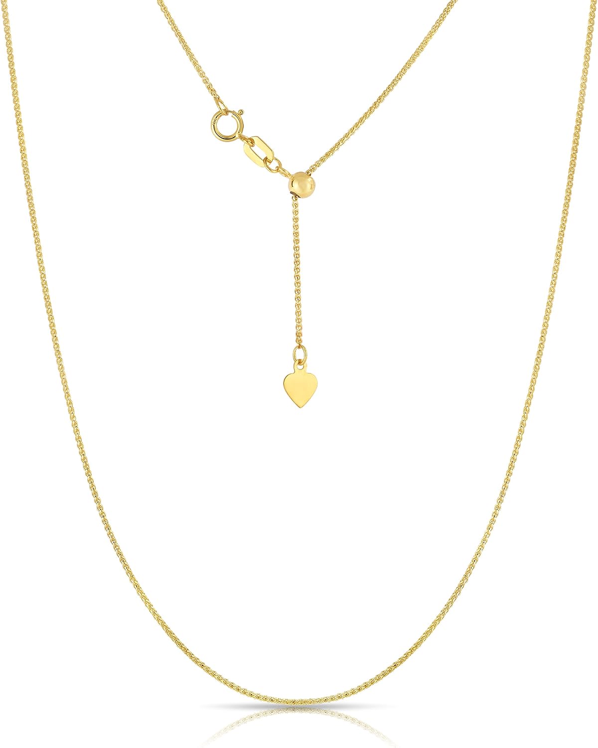 floreo 10k yellow gold or white gold adjustable, main product view