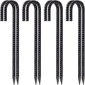 VVOKGO Rebar Stakes 12 Inches J Hook Heavy Duty Chain Link Fence Stakes by VVOKGO