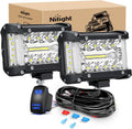 nilight side shooter led lights 2pcs 4.3 inch, main product view