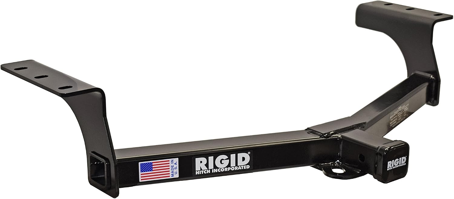 Rigid Hitch Class 3 Trailer Hitch (R3-0518) Fits 2006-2018 Toyota RAV4, 2 Inch Receiver Opening, Black Powder Coat Finish, Made in USA