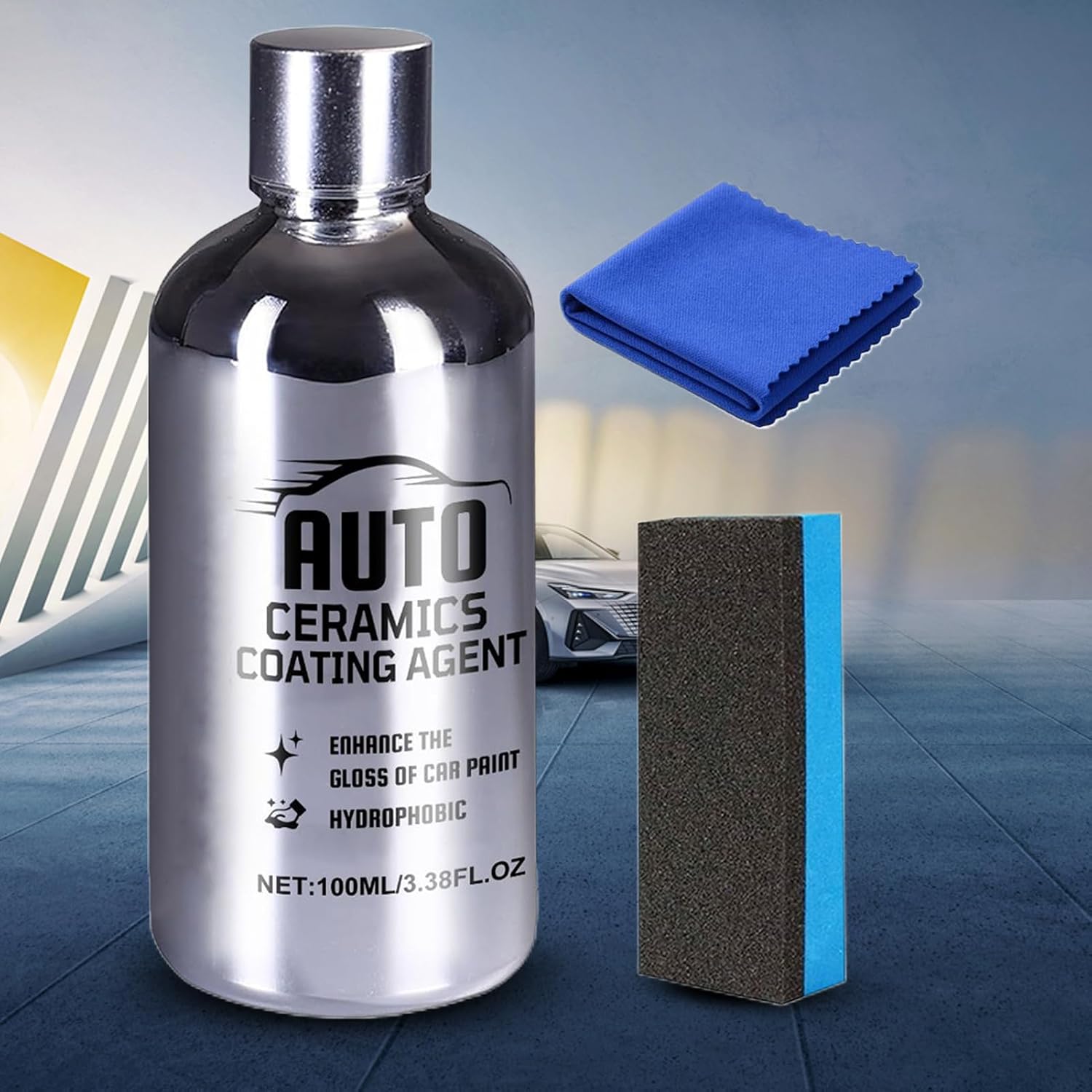 Ceramic Coating For Cars, Prevents Oxidation, Content: Prevents Oxidation, Auto Ceramics Protective Layer, Light Ceramic Coating, Compact And Portable, For Vehicle Automotive Truck Tractor