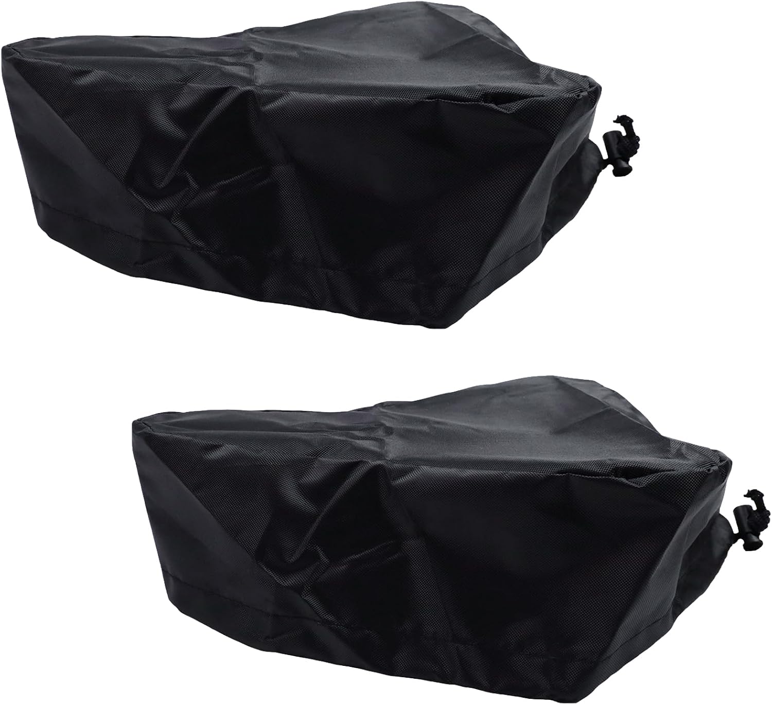 420D Polyester Waterproof Seat Cover for Bike Ebike, 9.45 x 10.63 Inch, Sunlight & Rain Resistant, Black Bicycle Seat Cushion for Mountain & Road Bikes, Dustproof Rain Cover with Drawstring