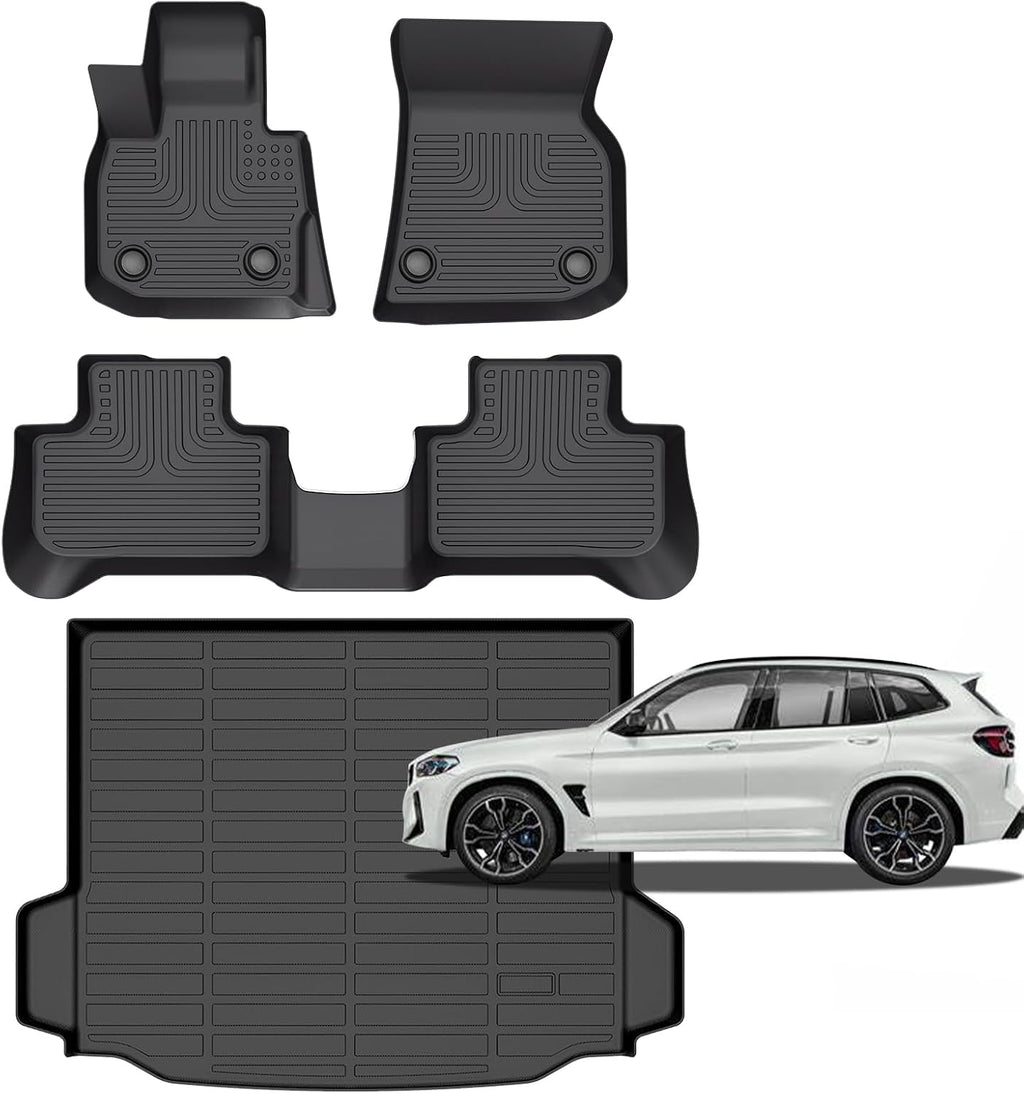 for BMW X3 Floor Mats 2024 2023 2022 2021 2020 2019 2018, Car Mats