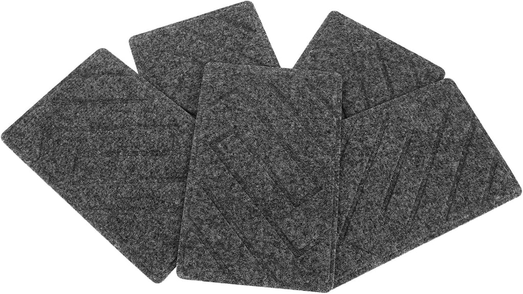5pcs Automotive Floor Carpet Patch Kit with Nylon Material Easy Maintenance Fast Installation Anti-Slip Car Rug Floor Mat