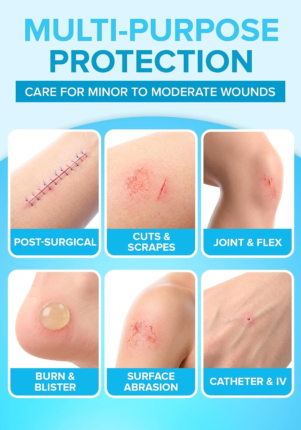 Island Dressing 6x8, 50-Pack, Wound Care & Dressings, Waterproof, FSA&amp...