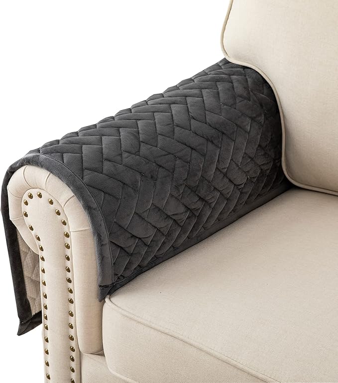 Eismodra Armrest Couch /Sofa /Backrest Covers, Anti-Slip Armchair Slipcovers by Eismodra