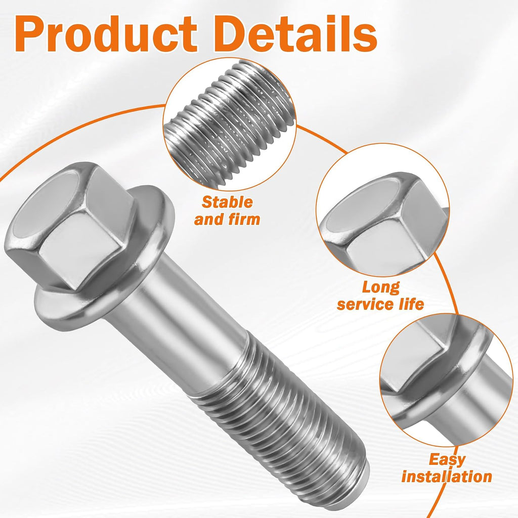 4 Pack 901000285 Wheel Bearings Hub Bolt, Compatible with Subaru Forester Outback Legacy Tribeca 2005-2016