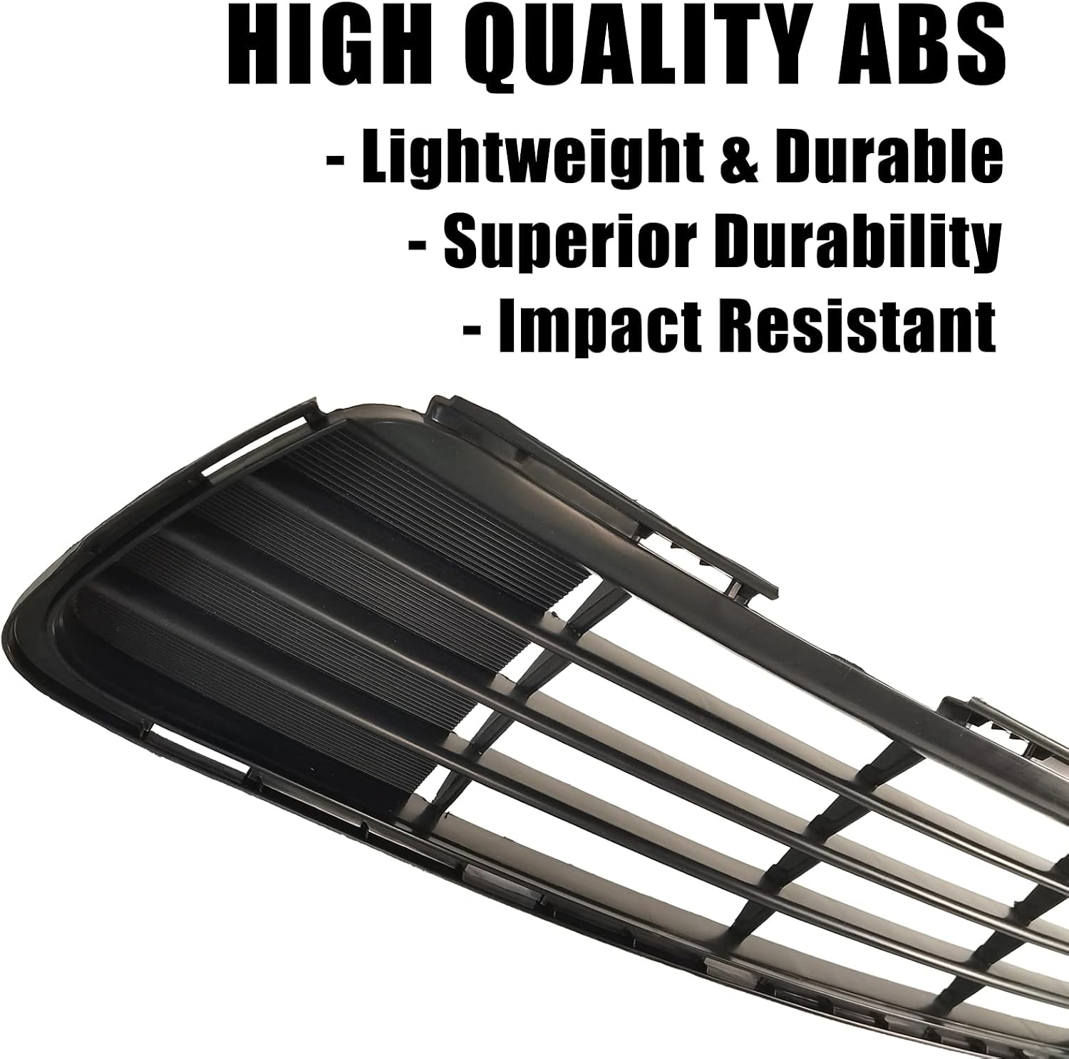Front Bumper Lower Grille For 2011-2013 Toyota Corolla TO1036125 5311202280 | ABS, Bumper Center Insert Grille Grill Replacement Accessories,Black, Direct replacement, Easy Installation
