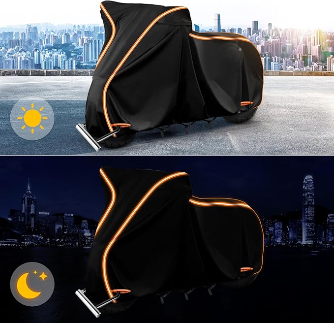 420D Motorcycle Cover for Vespa Scooters, Honda Super Cub, Yamaha Zuma 125 - Image 5