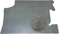 Inline Tube Compatible with 1966 Chevrolet Chevelle Trunk Mat Vinyl Gray and Black Crowsfoot Pattern Felt Backing 1pc