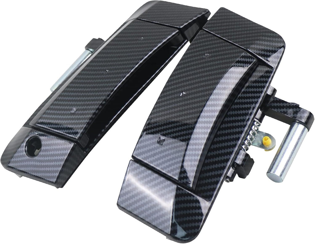 APPERFiT 350Z Exterior Door Handle Carbon Fiber Compatible with Nissan 350Z Left Driver Side & Right Passenger Side Door Panel 2003-2009 Replaces 80607-CD41E 80606-CD01E