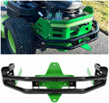 WUTIST Rear Bumper Trailer Hitch Kit Compatible with John Deere Zero-Turn Mowers Z235 Z255 Z335E Z335M Z345M Z345R Z355E Z355R Z365R Z375R Steel Black+Green
