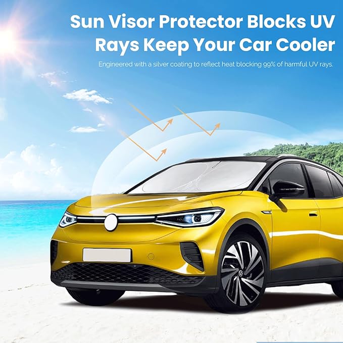 Custom Fit VW ID.4 Windshield Sunshade - Image 5