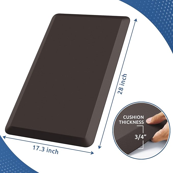 KitchenClouds Kitchen Mat Cushioned Anti Fatigue Kitchen Rug Non Slip Standing - Image 2