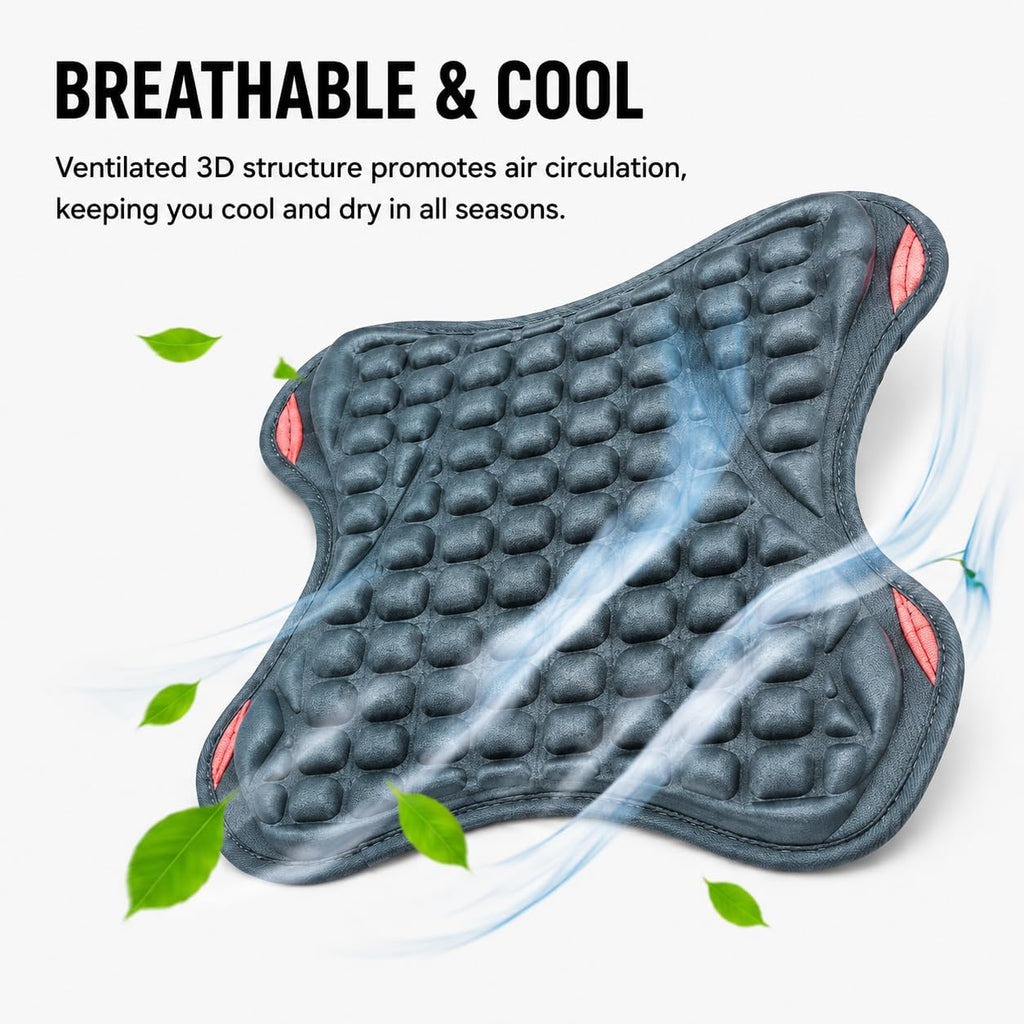 New Model EVA Motorcycle Seat for Beta E-Moto 2022-2026,Cushion 3D Breathable Gel Seat Cover Anti-Slip Shock Absorbing Waterproof | Comfort Upgrade Vibration Damping Long Distance Riding Relief Ergonomic Support Airflow Channels Quick Install