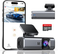 galphi 4k dash cam front, 5ghz wifi, 32gb, main product view