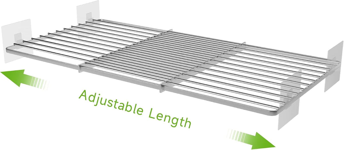 expandable closet shelves organizer, adjustable rack, small, 1, main product view