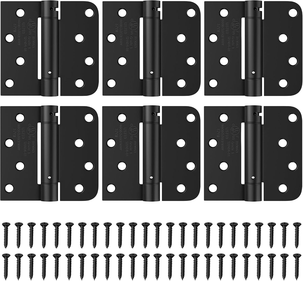 4 inch self closing door hinges, spring hinges, main product view