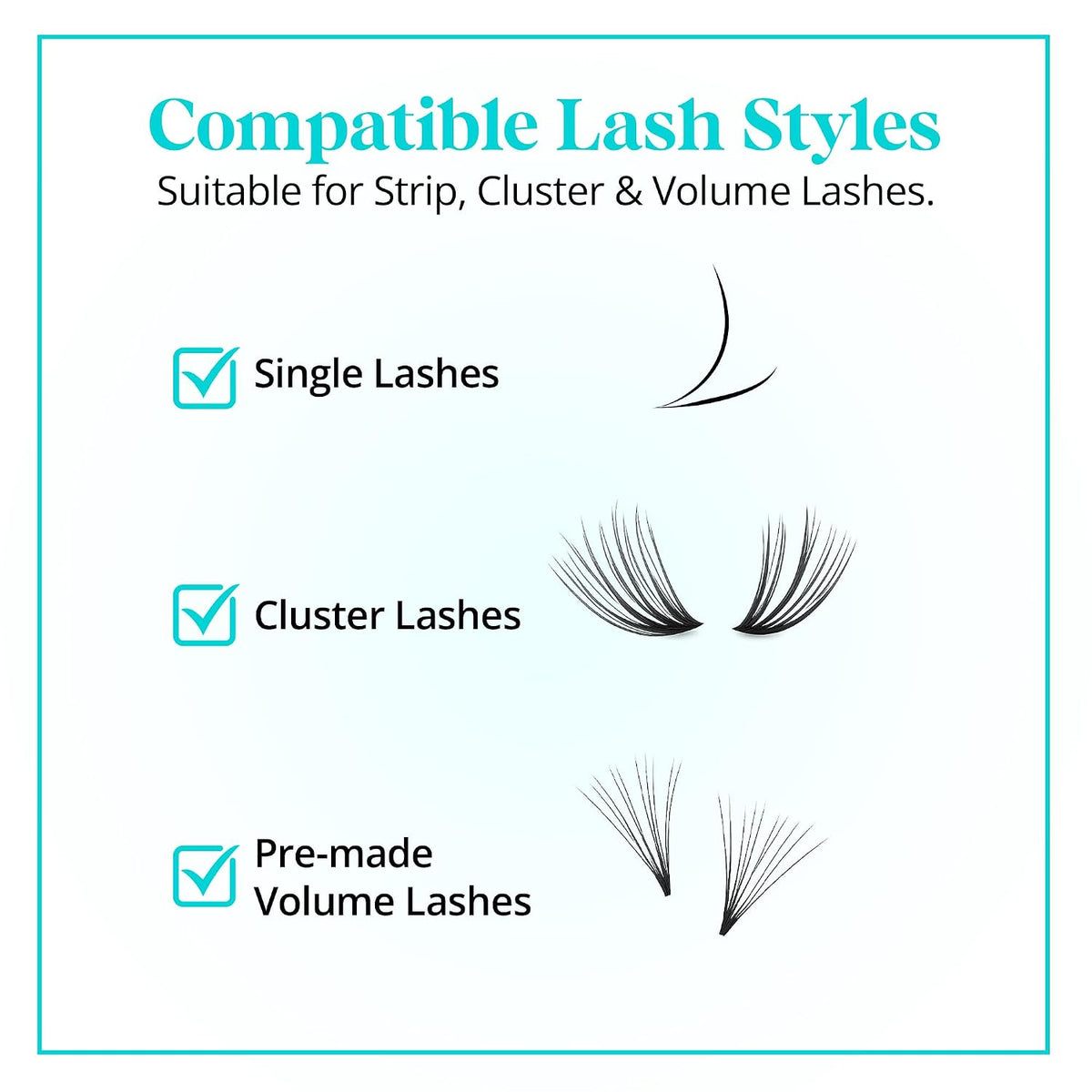#1eyelash extension premium professional adhesive glue, black, 0.34 showing dimensions
