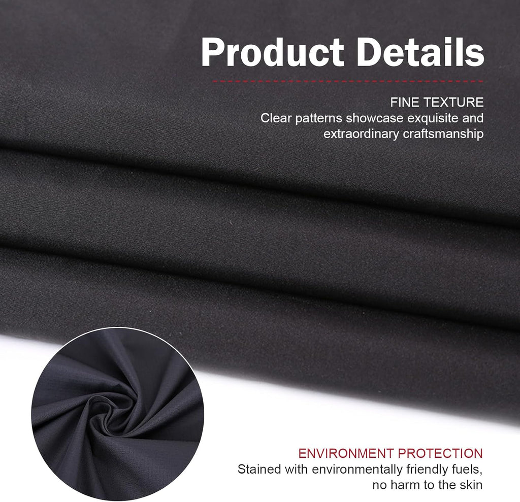 2 PCS Car Side Window Shades, Sun Blocking & Heat Insulation Curtain for Baby, Privacy Protection Blackout Sunshade with Suction Cup, Foldable Cover for Most Cars SUVs Trucks (Black)