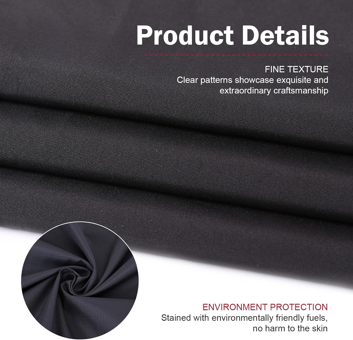 2 PCS Car Side Window Shades, Sun Blocking & Heat Insulation Curtain for Baby, Privacy Protection Blackout Sunshade with Suction Cup, Foldable Cover for Most Cars SUVs Trucks (Black)