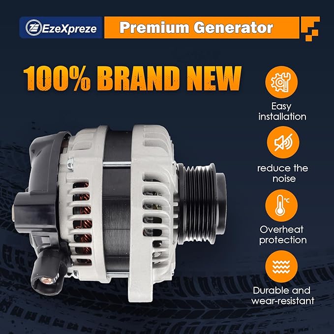 Ezexpreze Alternator Fit for Honda Odyssey 3.5L V6 2014-2017, 130Amp CW - Image 4