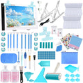 dnsgoor 186pcs diamond art accessories kit with a4, main product view