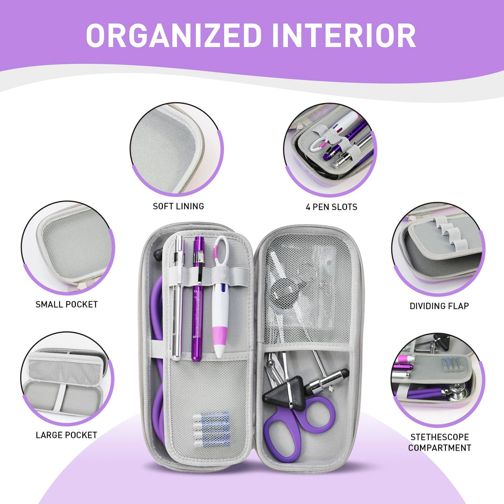scian 13 pcs stethoscope case kits, supplies inclued shown in use