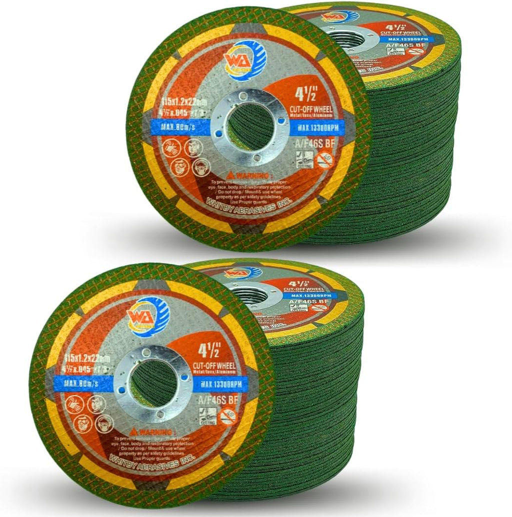 wa 100pack - 4 1/2 inch green cutting, main product view