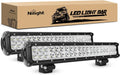 nilight led light bar 2pcs 20inch 126w 8820, main product view