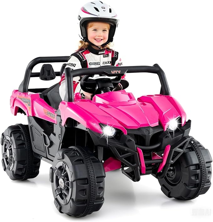 OLAKIDS 12V Ride on Car UTV, Battery Powered Off-Road Kids Electric Vehicles - Image 9