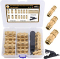 cheemuii 23pcs brass dot air line fittings kit, main product view
