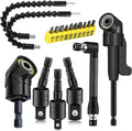 18Pcs Flexible Drill Bit Extension, Include 3Pcs Rotatable Socket Adapter 2Pcs by CIGOTU