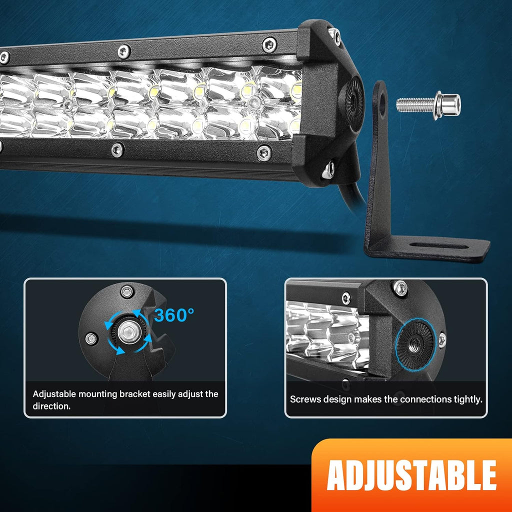 willpower 24 inch 180w led light bar 12v, package contents
