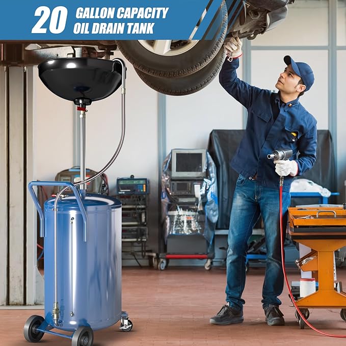 20 Gallon Waste Oil Drain Tank - Image 7