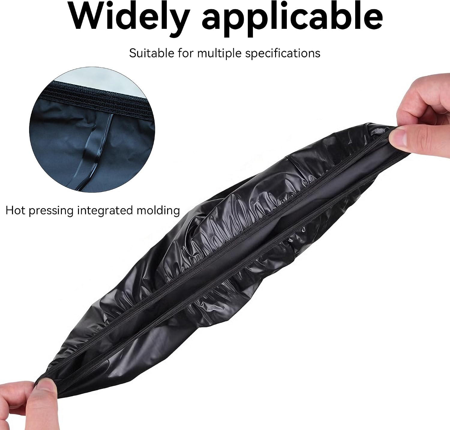 Black Waterproof Bicycle Seat Cover Dustproof Rainproof Saddle Protector for Cycling