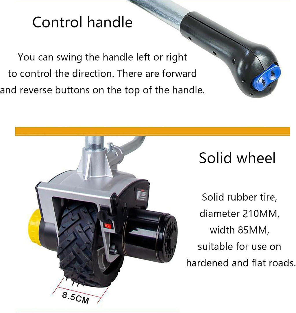 Electric Trailer Mover, Electric Trailer Dolly, Load Capacity Electric Trailer Dolly, Motorised Camper Trolley Kit Camper Caravan Trailer, 550W 12V