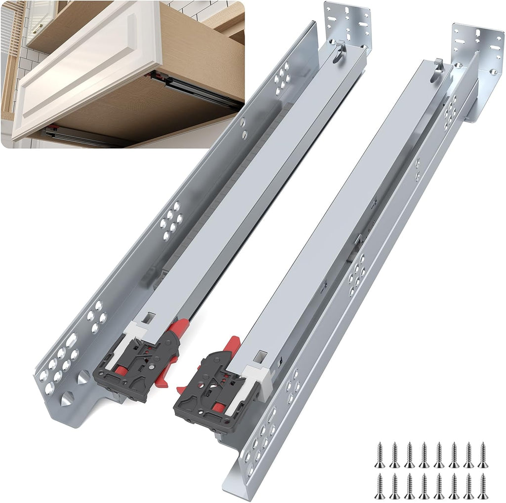 1 pair 2 pcs concealed soft close undermount, main product view