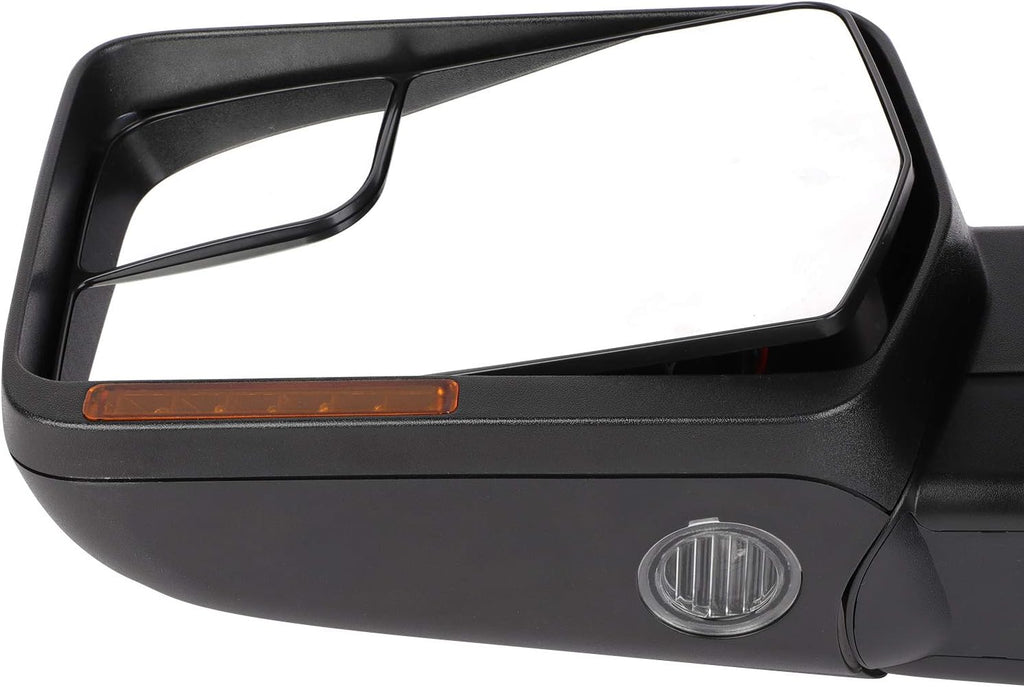 A Pair Heated Towing Mirrors Fits 2004-2014 for Ford for F150 1997-1999 for Ford for F-250, Power Adjusted View Mirror with Turn Signal Indicator