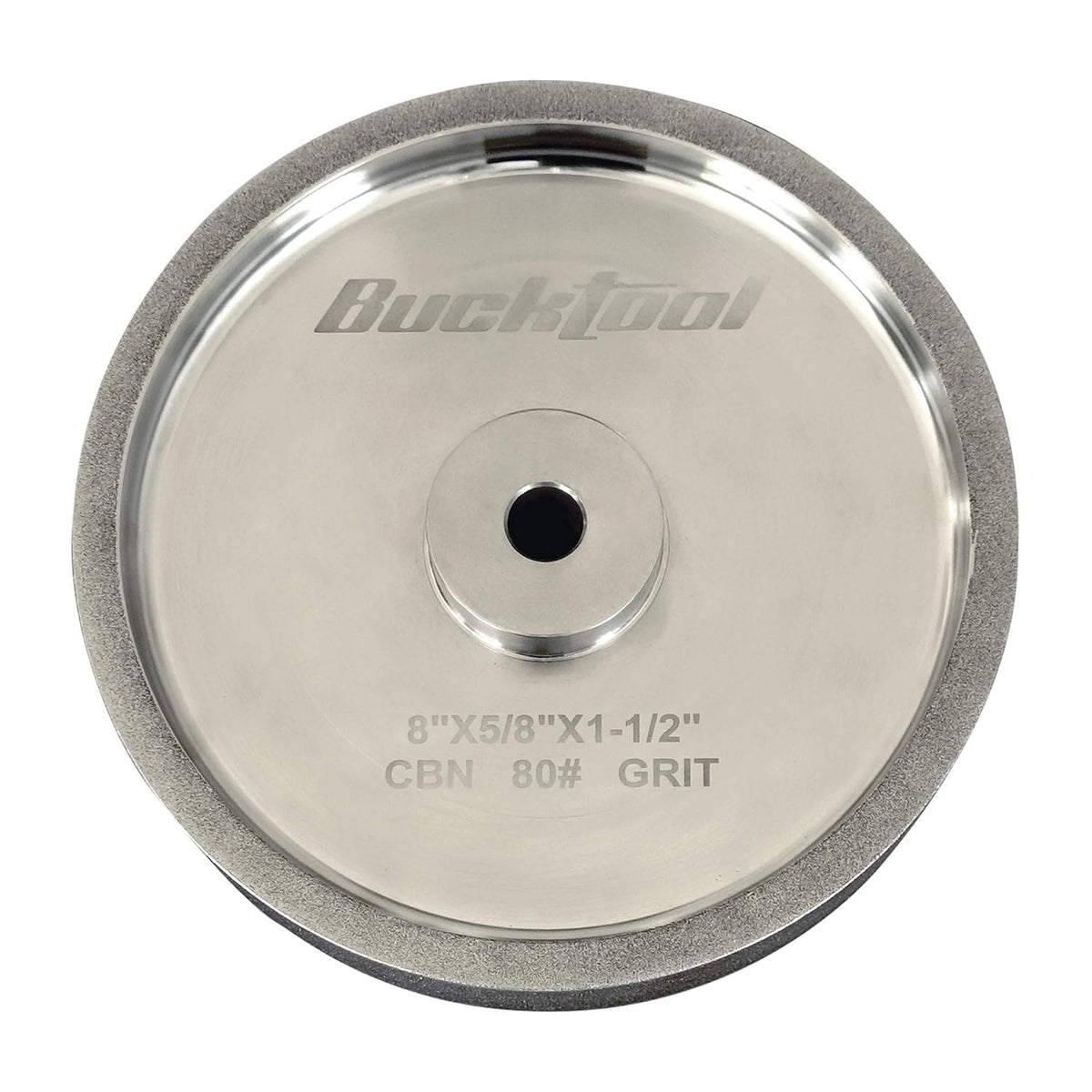 bucktool 80 grit 8-inch cbn grinding wheel, 1.5-inch, main product view