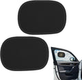 2 Pack Car Window Shades, 9.64"x6.69" Sun Shade Blocker, Side Window Screens, UV Protection Automotive Interior Accessories, for Kids Dog Passenger Summer